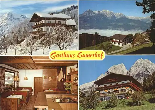 Pfarrwerfen Gasthaus Pension Samerhof Kat. Pfarrwerfen