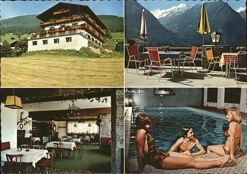 Neukirchen Grossvenediger Gasthof Buasen Terrasse Hallenbad Hohe Tauern Kat. Neukirchen am Grossvenediger