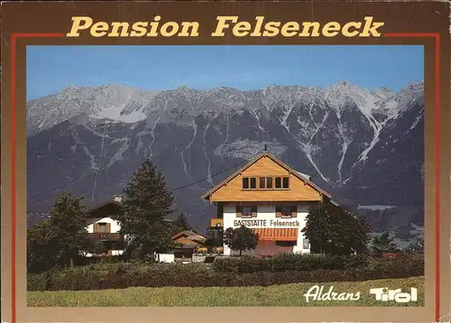 Aldrans Gaststaette Pension Felseneck Alpenpanorama Kat. Aldrans