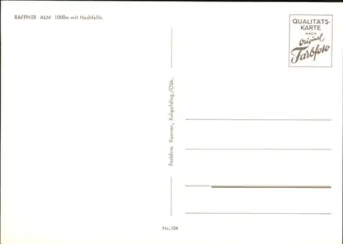 Bergen Chiemgau Raffner Alm Hochfelln Chiemgauer Alpen / Bergen /Traunstein LKR