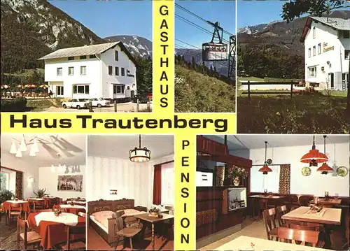 Reichenau Rax Gasthaus Pension Trautenberg Kabinenbahn Kat. Reichenau an der Rax