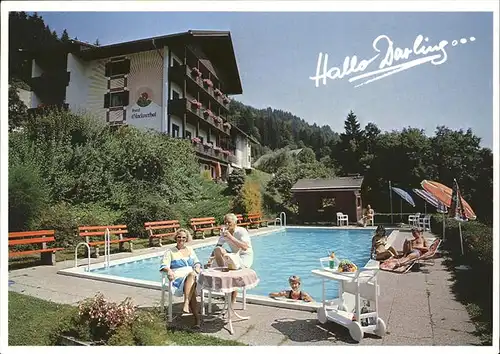 Berg Drautal Hotel Glocknerhof Schwimmbad Kat. Berg im Drautal