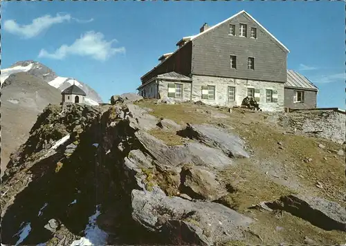 Mallnitz Kaernten Hannoverhaus Arnoldmausoleum Arnoldhoehe gegen Ankogel Kat. Mallnitz