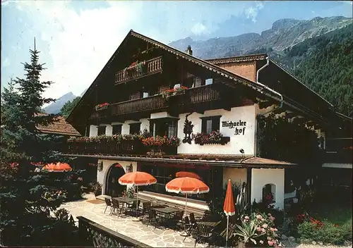 Gnadenwald Gasthaus Restaurant Michaelerhof Kat. Gnadenwald