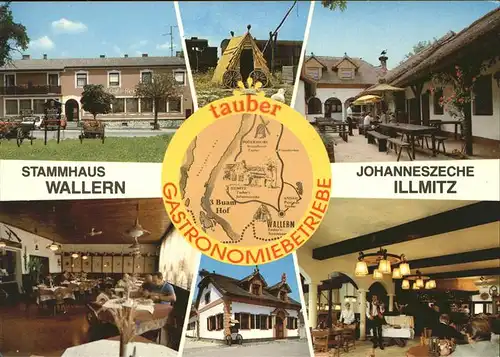 Illmitz Gasthaus Johanneszeche Heurigen Restaurant Stammhaus Wallern Kat. Illmitz