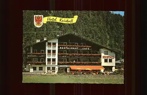 Pertisau Achensee Hotel Kristall Wappen / Eben am Achensee /Tiroler Unterland