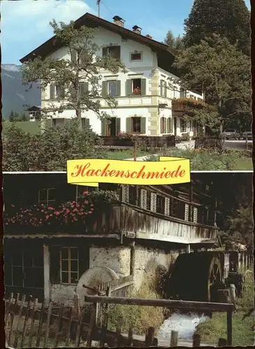 Waidring Tirol Gaestehaus Hackenschmiede Wasserrad Kat. Waidring