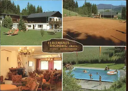 Liebenfels Ferienhaus Ragossnig Tennisplatz Schwimmbad Kat. Liebenfels