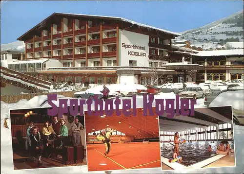 Mittersill Oberpinzgau Sporthotel Kogler Freizeitzentrum Tennishalle Hallenbad Kat. Mittersill