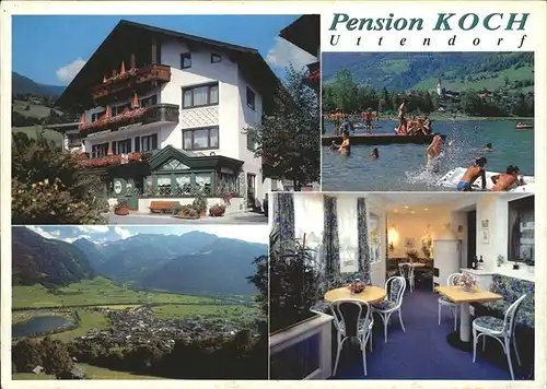 Uttendorf Salzburg Gasthauf Pension Koch Strand Weisssee Badespass Alpenblick Kat. Uttendorf