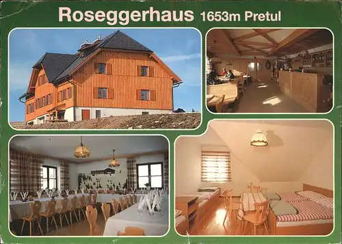 Ratten Roseggerhaus auf der Pretul Peter Bergner Warte Pretulalpe Kat. Ratten