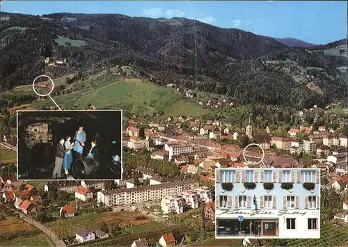 Deutschlandsberg Gasthof Kollar Goebl Blick ueber die Stadt Kat. Deutschlandsberg