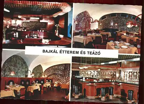 Budapest Restaurant Bajkal Kat. Budapest