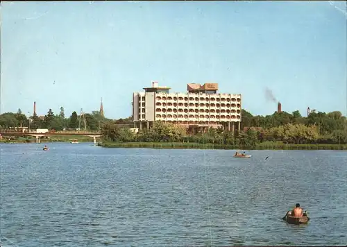 Szombathely Hotel Claudius Blick vom See Kat. Szombathely