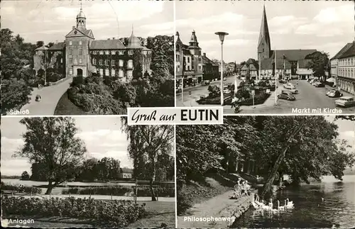 Eutin Markt Kirche Philosophenweg Schloss Kat. Eutin