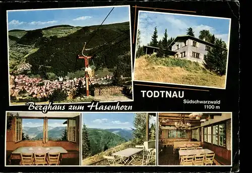 Todtnau Berghaus zum Hasenhorn Kat. Todtnau
