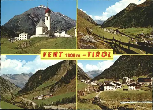 Vent Tirol Bergkirche Winterstallen Vent Kat. Soelden