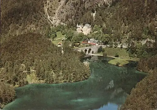 Nassereith Fliegeraufnahme Hotel Schloss Fernsteinsee Kat. Nassereith