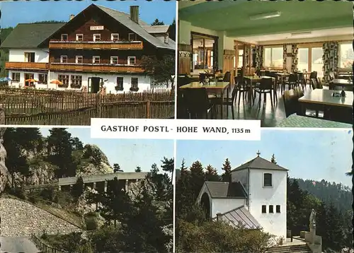 Hohe Wand Gasthof Postl Kat. Hohe Wand