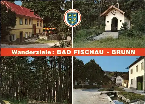 Bad Fischau Brunn Wappen Wanderziele  Kat. Bad Fischau Brunn