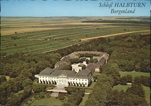 Halbturn Schloss Fliegeraufnahme Kat. Halbturn