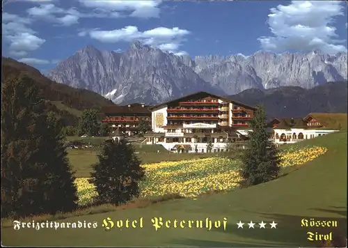 Koessen Tirol Freizeitparadies Hotel Peternhof Kat. Koessen