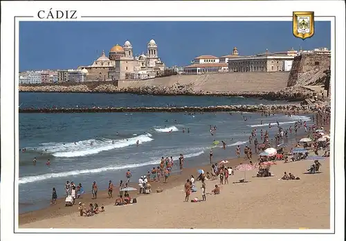 Cadiz Andalucia Wappen Strand Kat. Cadiz