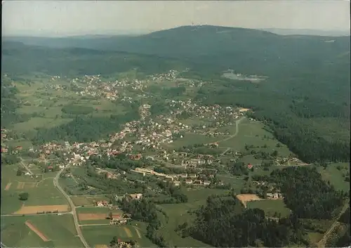 Fichtelberg Oberwiesenthal Fichtelsee Fliegeraufnahme Kat. Oberwiesenthal