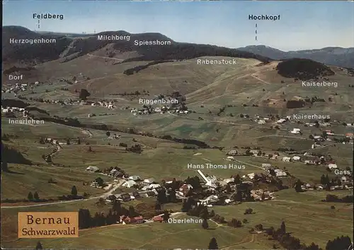 Bernau Schwarzwald Feldberg Kaiserhaus Gass Hans Thoma Haus Oberlehen Hochkopf Kat. Bernau im Schwarzwald