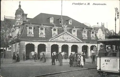 Frankfurt Main Hauptwache Strassenbahn Kat. Frankfurt am Main