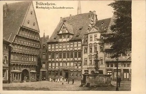 Hildesheim Marktplatz Rolandsbrunnen / Hildesheim /Hildesheim LKR