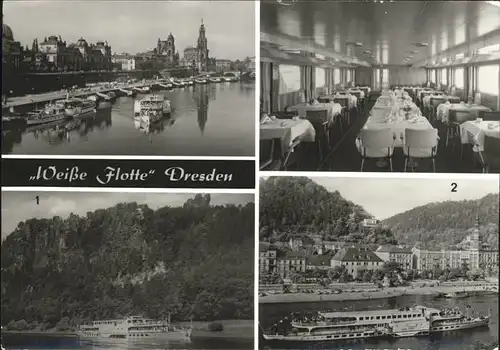 Dresden Weisse Flotte Dampfschiff Kat. Dresden