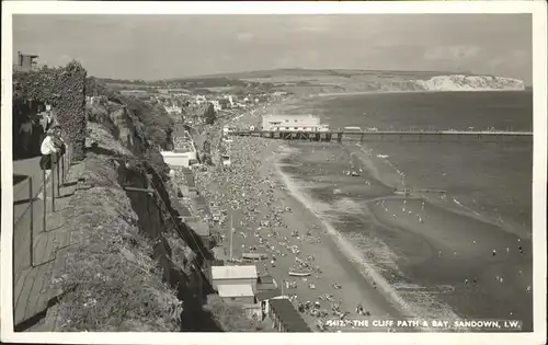 Sandown Isle of Wight Cliff Path Bay Kat. Isle of Wight