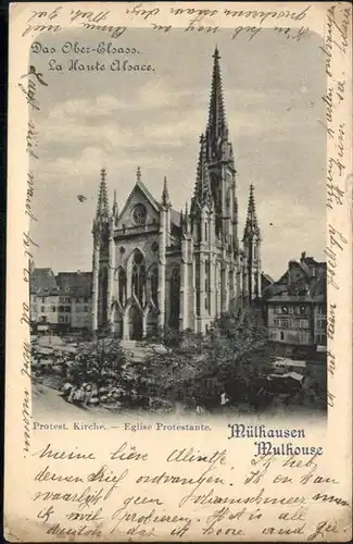 wb19867 Mulhouse Muehlhausen Kirche  Kategorie. Mulhouse Alte Ansichtskarten