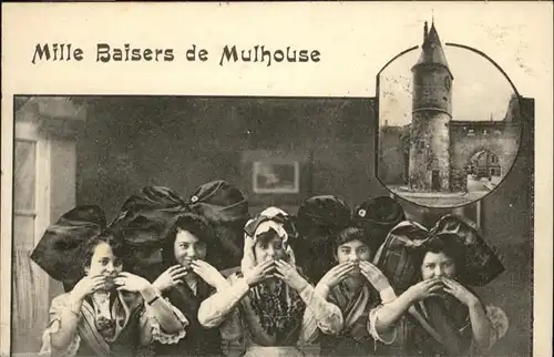 Mulhouse Muehlhausen Elsaesserinnen Trachten / Mulhouse /Arrond. de Mulhouse