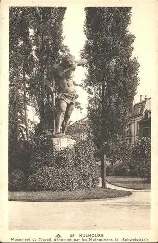Mulhouse Muehlhausen Monument Travail / Mulhouse /Arrond. de Mulhouse