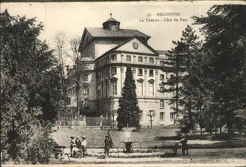 Mulhouse Muehlhausen Theatre Cote du Parc Springbrunnen  / Mulhouse /Arrond. de Mulhouse