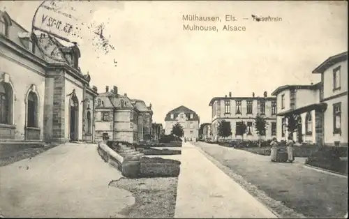 ww80669 Mulhouse Muehlhausen Mulhouse Alsace Hasenrain x Kategorie. Mulhouse Alte Ansichtskarten