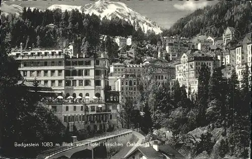 Bad Gastein Blick vom Hotel Hirschen Kat. Bad Gastein