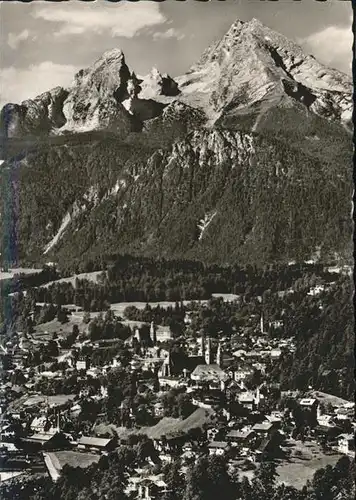 Berchtesgaden Panorama mit Alpenblick Kat. Berchtesgaden