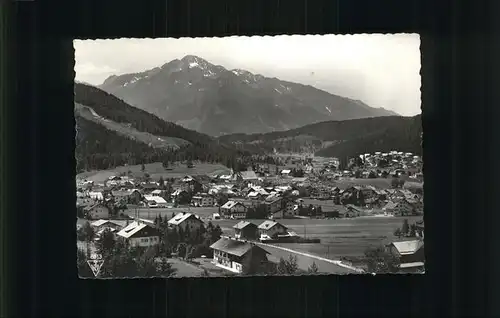 Seefeld Tirol Panorama gegen Hocheder Kat. Seefeld in Tirol