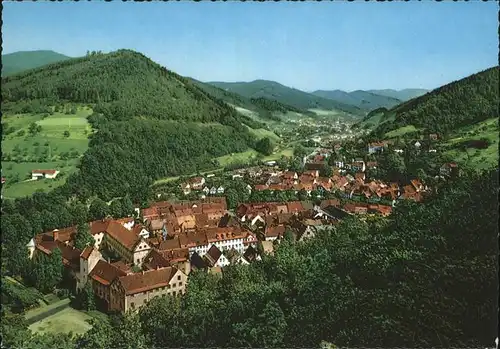 Wolfach Panorama Luftkurort im Schwarzwald Kat. Wolfach