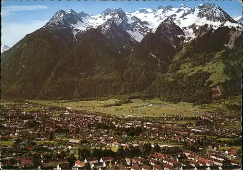 Bludenz Vorarlberg gegen Rhaetikongebirge Kat. Bludenz