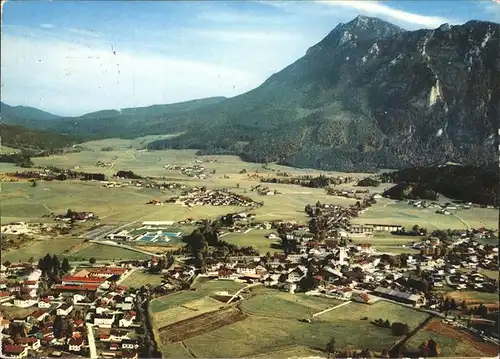 Inzell Fliegeraufnahme mit Blick zum Gamskogel Kat. Inzell