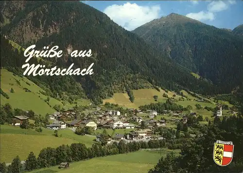 Moertschach im Moelltal Grossglockner Hochalpenstrasse Wappen Kat. Moertschach