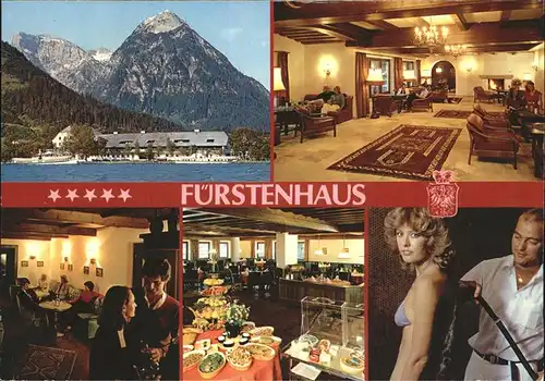 Pertisau Achensee Hotel Restaurant Fuerstenhaus Wappen / Eben am Achensee /Tiroler Unterland