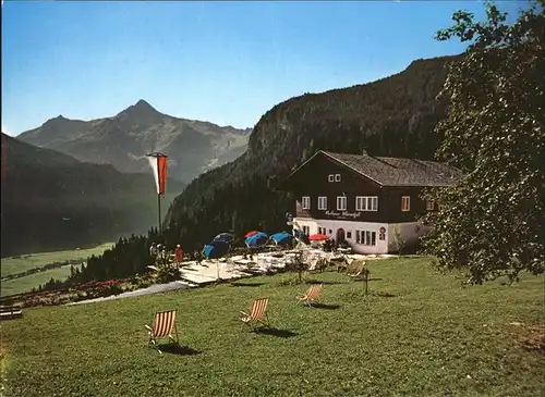 Hippach Rasthaus Wasserfall Schnitzlwirt Zillertal Kat. Hippach