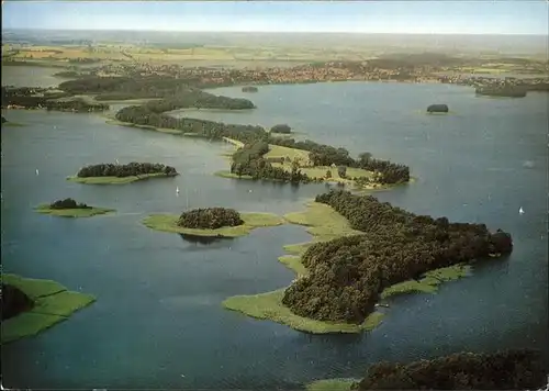 Ploen See am See Prinzeninsel Fliegeraufnahme / Ploen /Ploen LKR