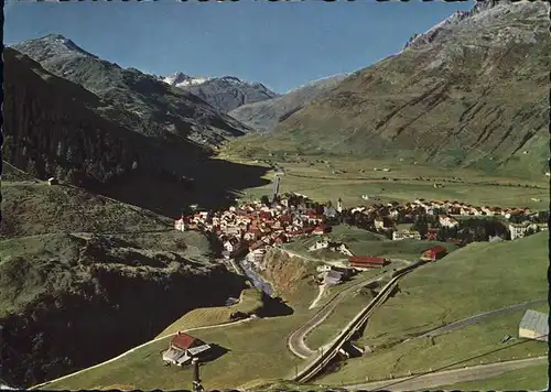 Andermatt Blick gegen Furka Kat. Andermatt