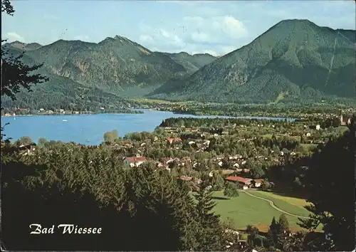 Bad Wiessee mit Wallberg Rottach Egern Tegernsee Kat. Bad Wiessee